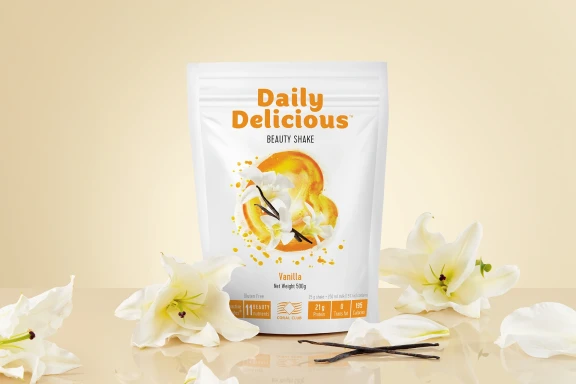 Daily Delicious Beauty Shake mit Vanillengeschmack