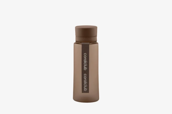 Trinkflasche coralclub, braun